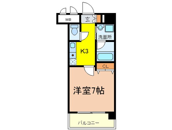 スカイフラット名古屋の物件間取画像